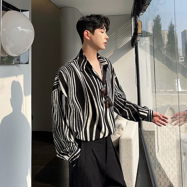 Zebra Pattern Loose Shirt