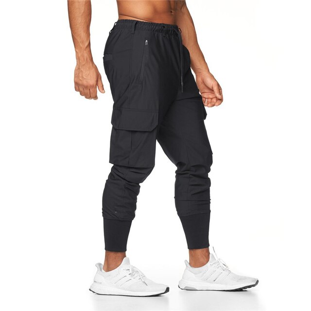 Sporty Double Pocket Jogger Pants