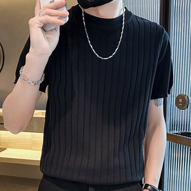 Luxury Knitted Homme T-Shirt