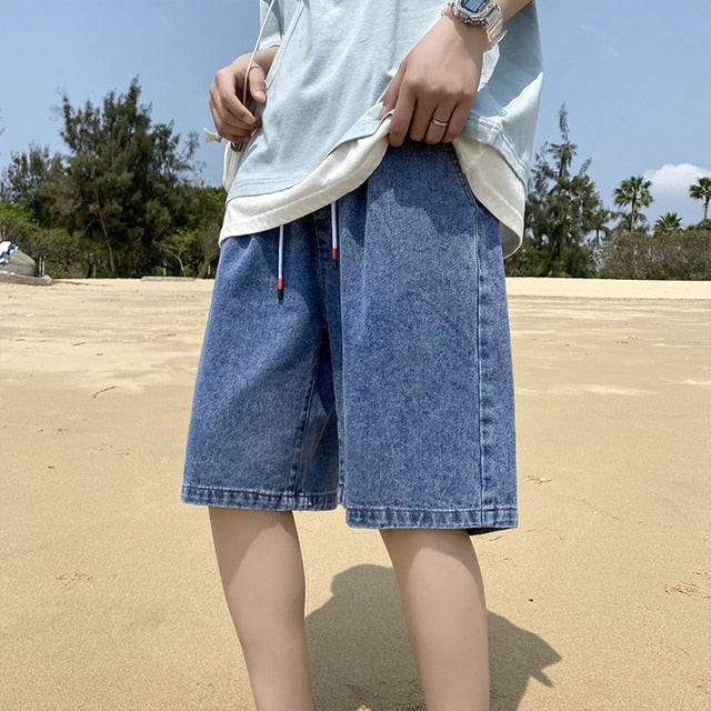 Denim Harajuku Baggy Short Jeans