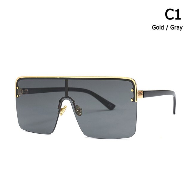 Cool Square Shield Style Men Sunglasses