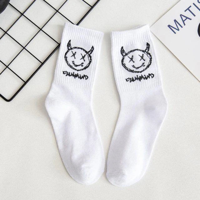Cotton Simplicity Anime Devil Socks