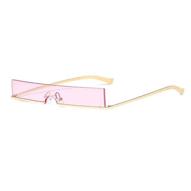 Fashion Half Frame Small Rectangle Sunglasses