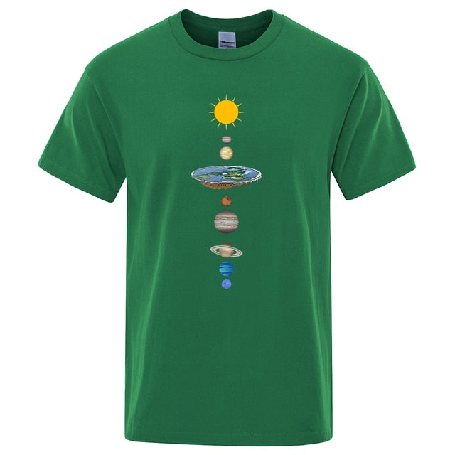 Cosmic Solar System Planets Print Man T-Shirt