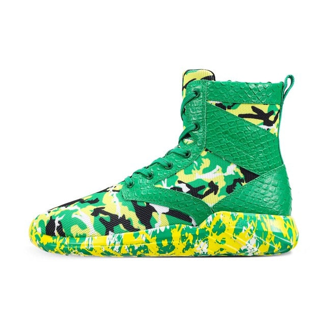 Shamrock High Top Camouflage Sneakers