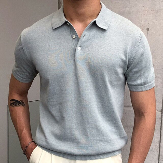 Relaxed Solid Slim Fit Men Polo Shirt