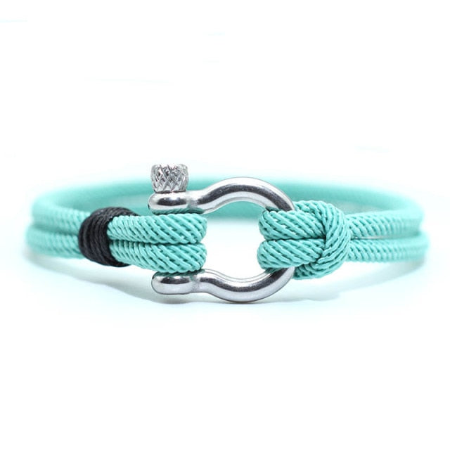 Milan Rope Horseshoe Buckle Bracelet