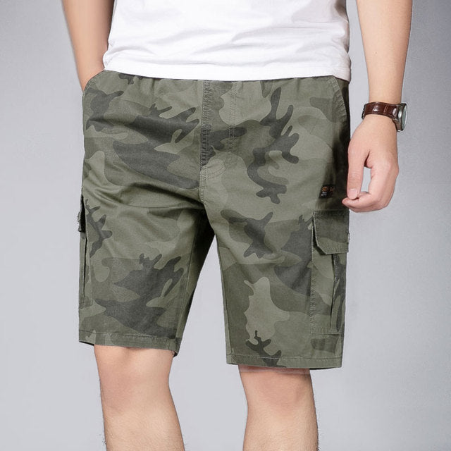 Multi-Pocket Military Cargo Short