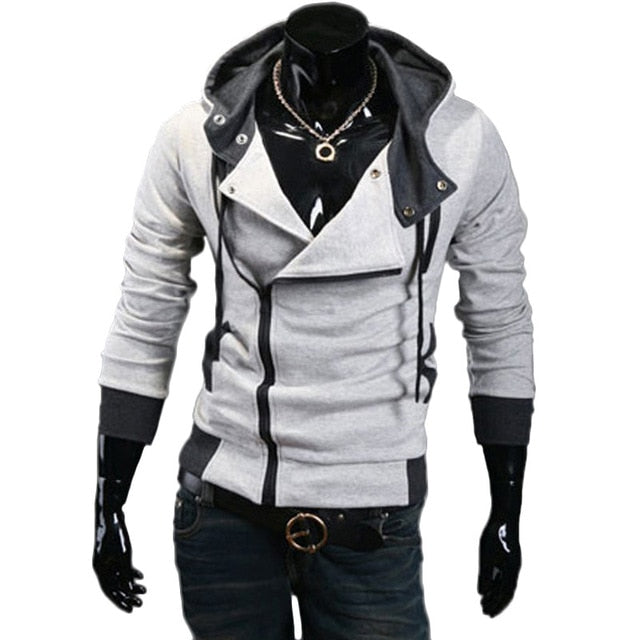 Sporty Hoodie Jacket with Zipper