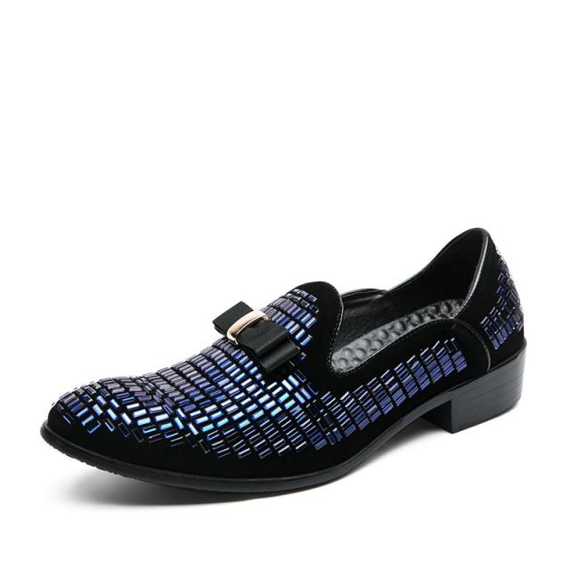 Rhinestone Rivet Loafers Shoes