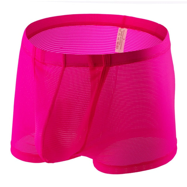 Breathable Transparent Solid Men Underwear