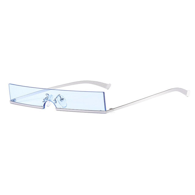 Fashion Half Frame Small Rectangle Sunglasses