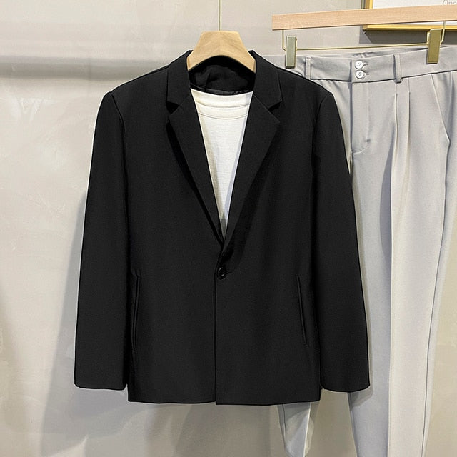 Spring Korean Button Style Blazer
