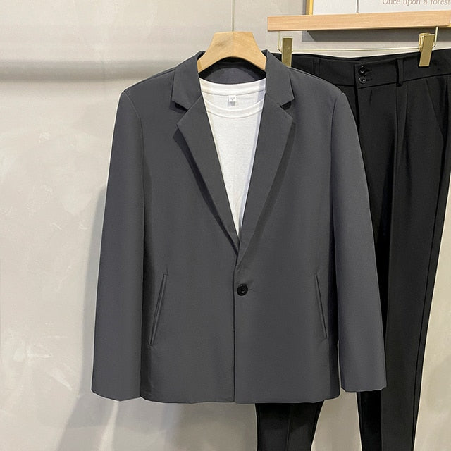 Spring Korean Button Style Blazer