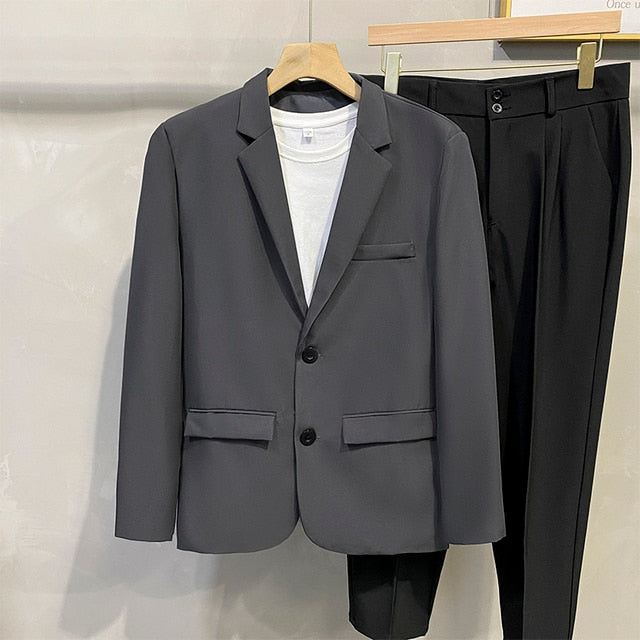 Spring Korean Button Style Blazer