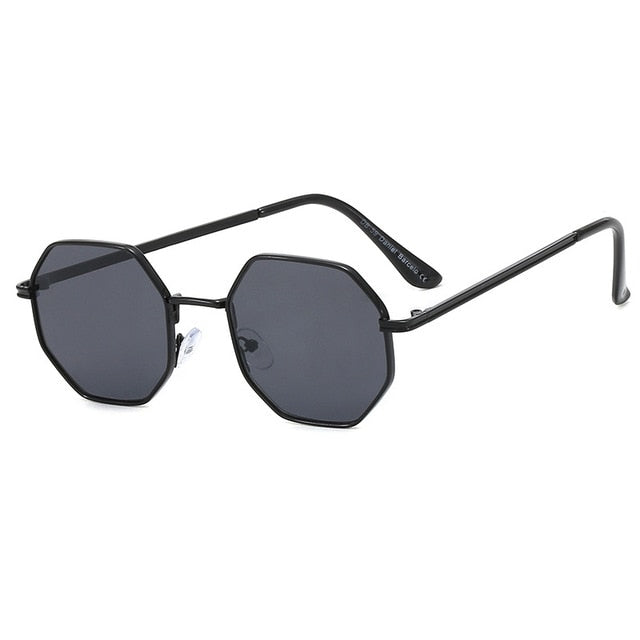 Resin Lenses Polygon Aviator Sunglasses