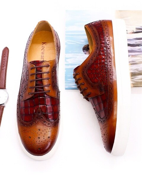 Vintage Modern Leather Men Sneaker