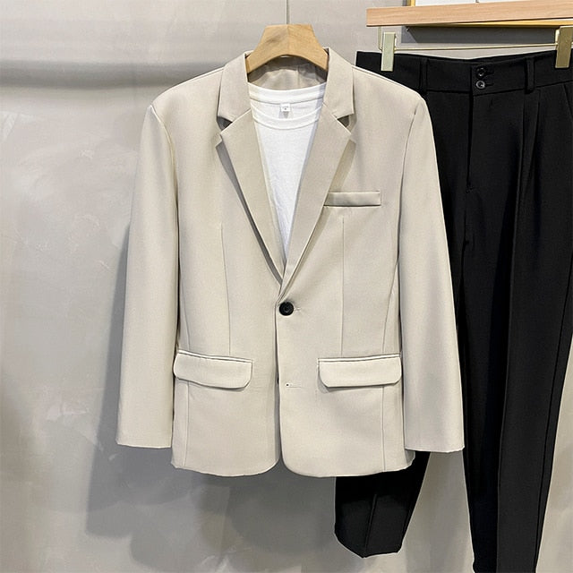 Spring Korean Button Style Blazer