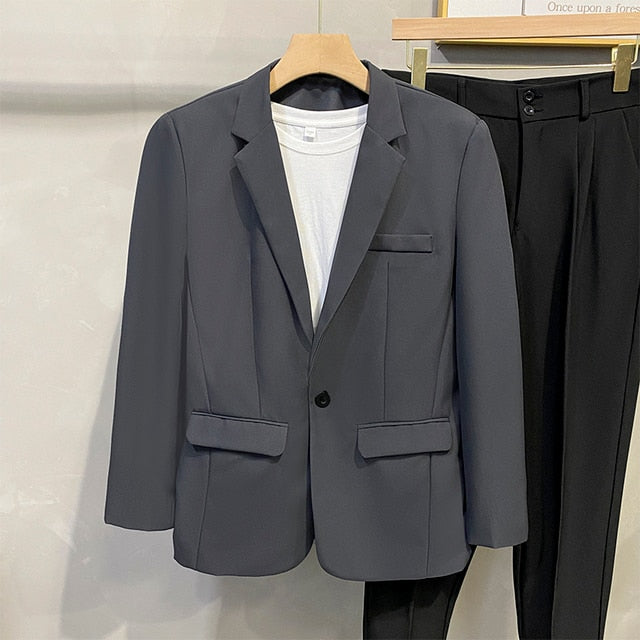 Spring Korean Button Style Blazer